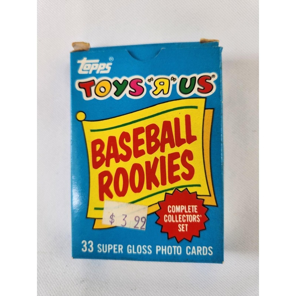 1987 Toys R Us ROOKIES Complete 33 Card BASEBALL Set w/ Bonds, Bo, Canseco, Etc